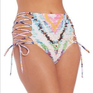 Mara Hoffman high waisted bikini bottoms